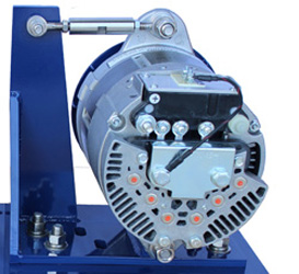 4890AA Mounted in Bracket Rear View 12vdc apx. 320amp, Externally Regulated, 4in Dual Foot Mounting