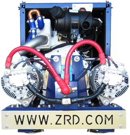 ZRD Very High Output DC Generator - Aft View